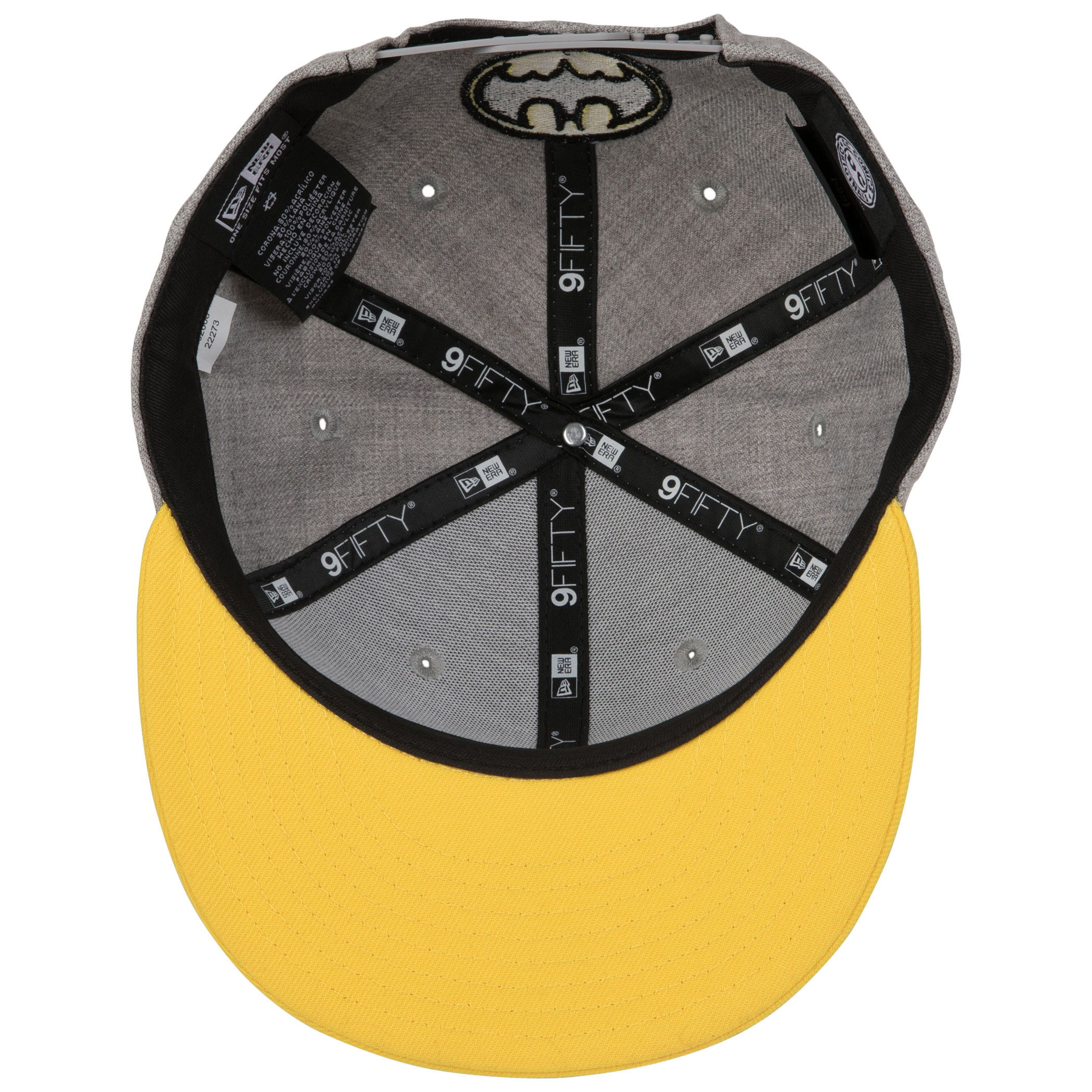 Batman Symbol Heathered New Era 9Fifty Adjustable Hat